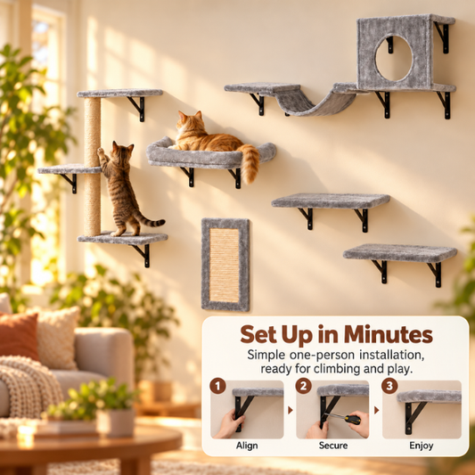 AUVANOM® JumpTrail Wall Playground