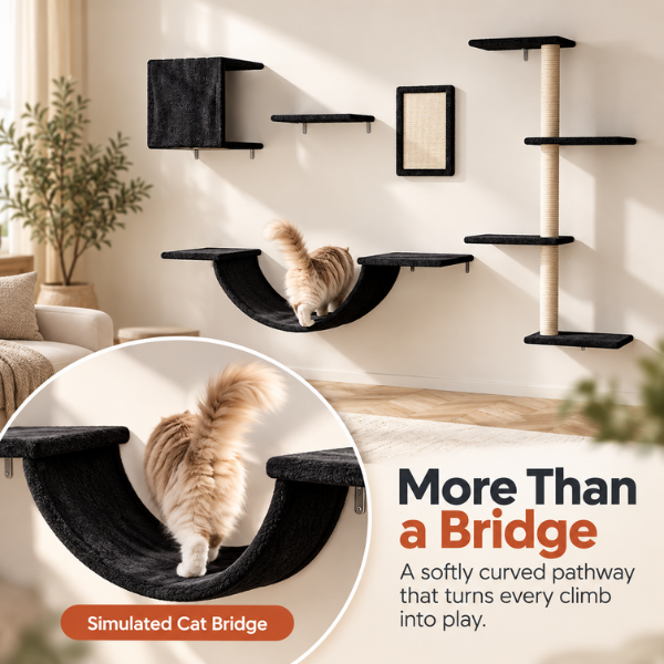 AUVANOM® Skywalk Cat Wall Set