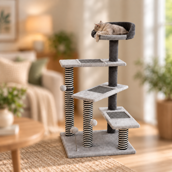 AUVANOM® Summit-Step Cat Tower