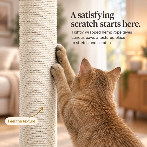 AUVANOM® Willow Cat Tree – 112 cm