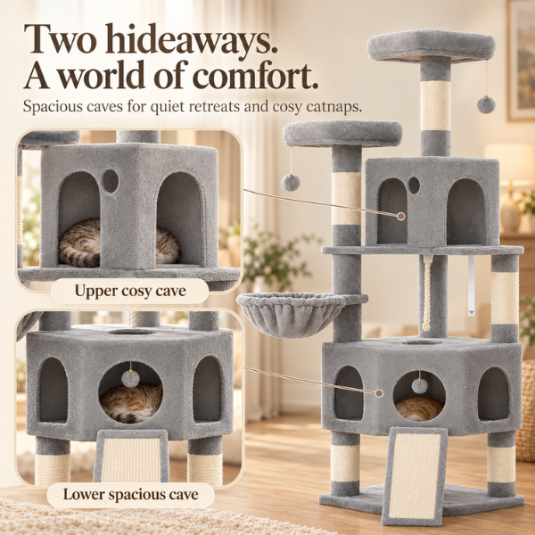 AUVANOM® Windsor Cat Tree – 174 cm