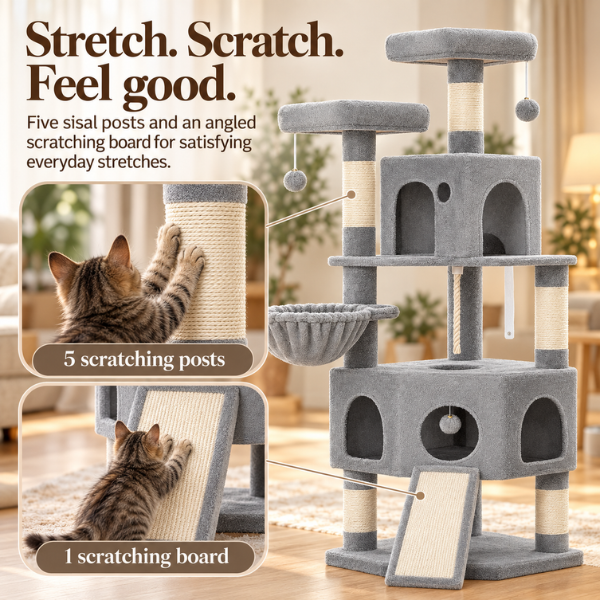 AUVANOM® Windsor Cat Tree – 174 cm