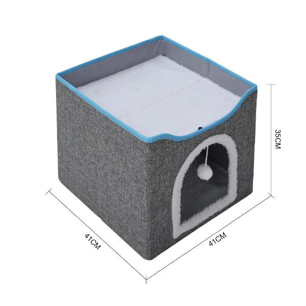 AUVANOM® Cosy Cube Cat Bed