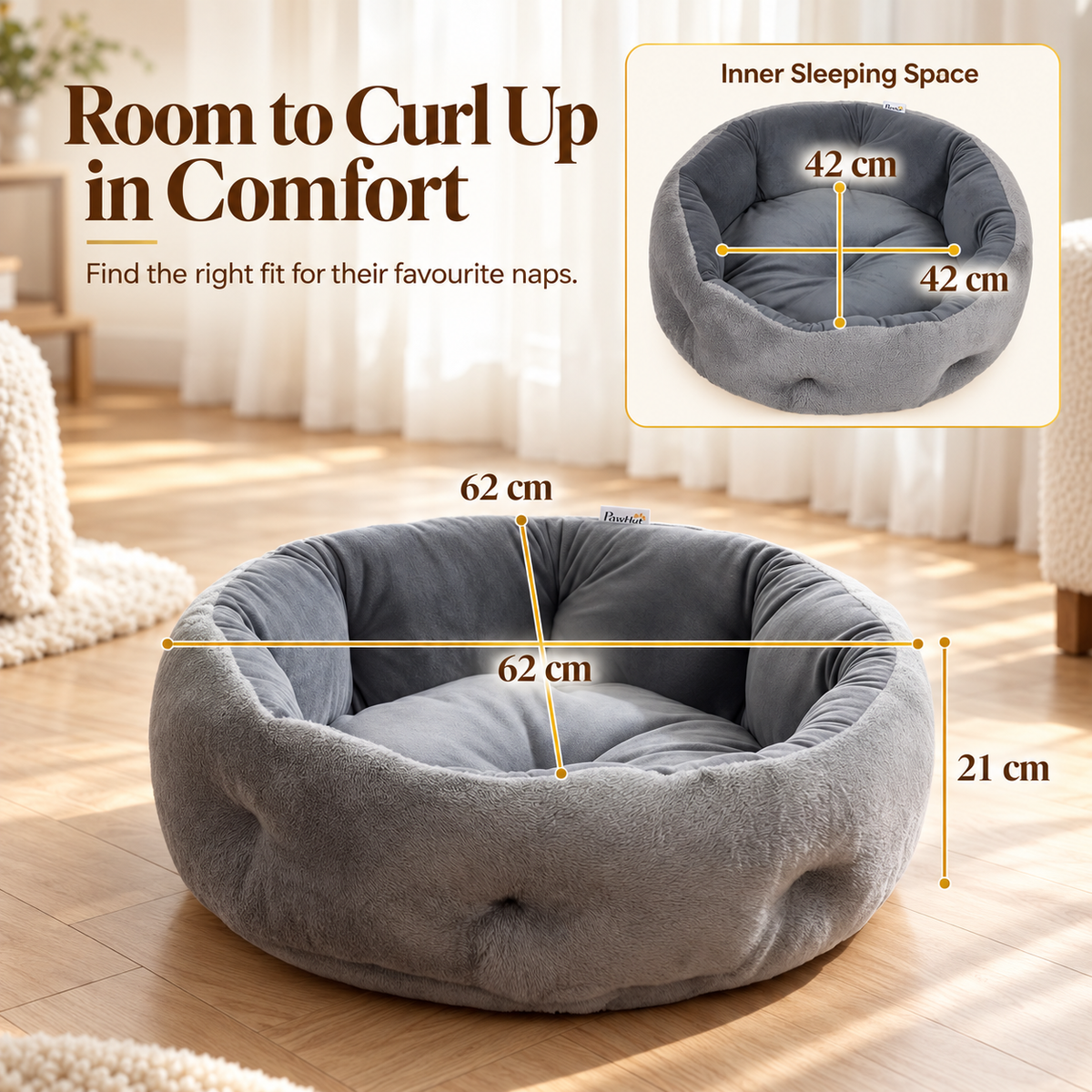 AUVANOM® Cuddle Cat Bed