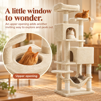 AUVANOM® Ashford Cat Tree – 165 cm