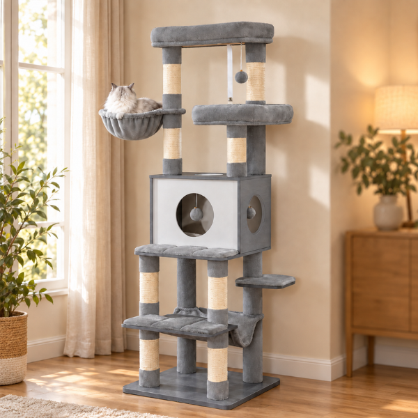 AUVANOM® Aspen Cat Tree – 166 cm