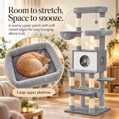 AUVANOM® Aspen Cat Tree – 166 cm