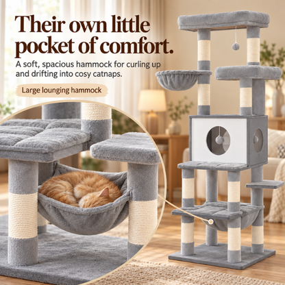 AUVANOM® Aspen Cat Tree – 166 cm