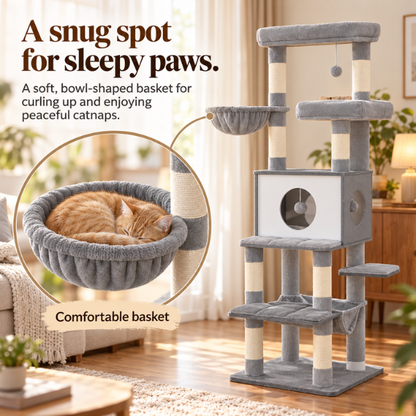 AUVANOM® Aspen Cat Tree – 166 cm