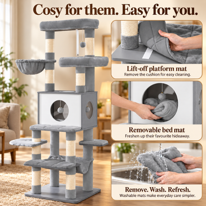 AUVANOM® Aspen Cat Tree – 166 cm