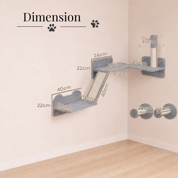 AUVANOM® CornerNest Cat Wall