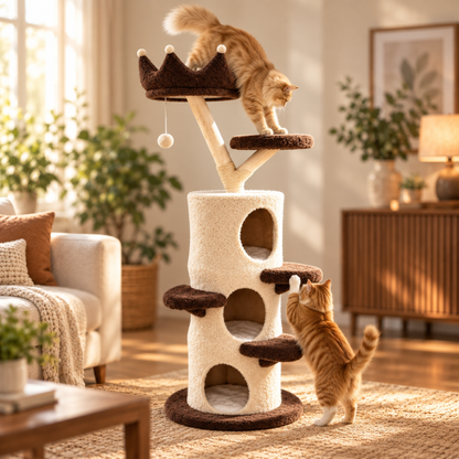 AUVANOM® Cozy Climbspire Cat Tower