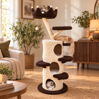 AUVANOM® Cozy Climbspire Cat Tower