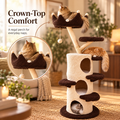 AUVANOM® Cozy Climbspire Cat Tower