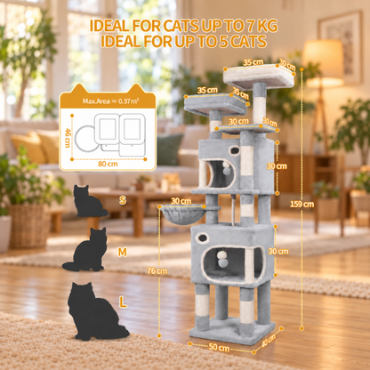 AUVANOM® Kensington Cat Tree – 159 cm