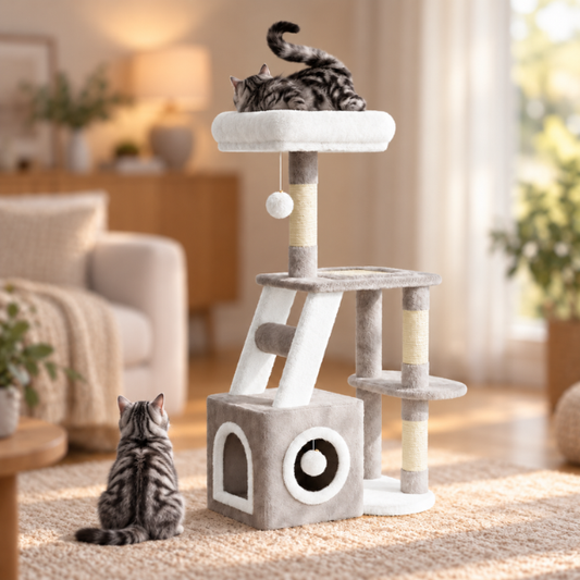 AUVANOM® Maple Cat Tree – 107 cm