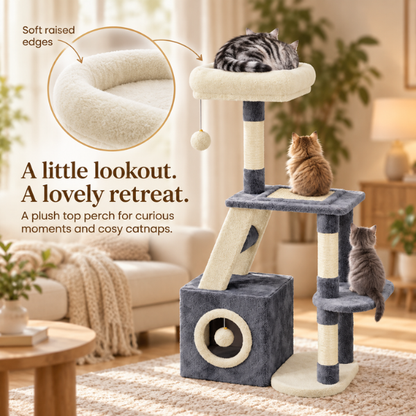 AUVANOM® Maple Cat Tree – 107 cm
