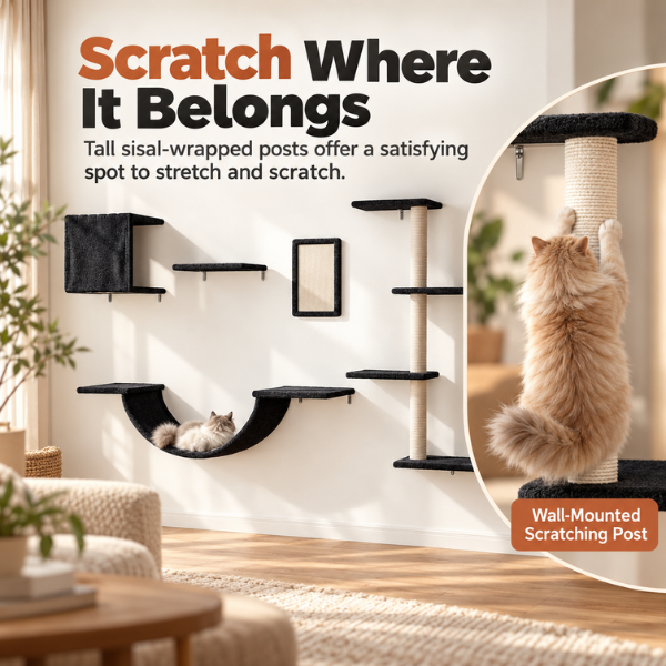AUVANOM® Skywalk Cat Wall Set