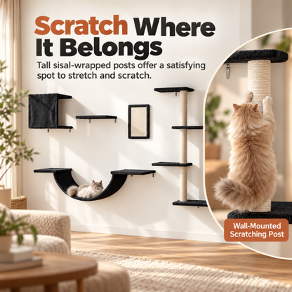 AUVANOM® Skywalk Cat Wall Set