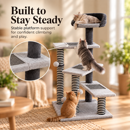 AUVANOM® Summit-Step Cat Tower