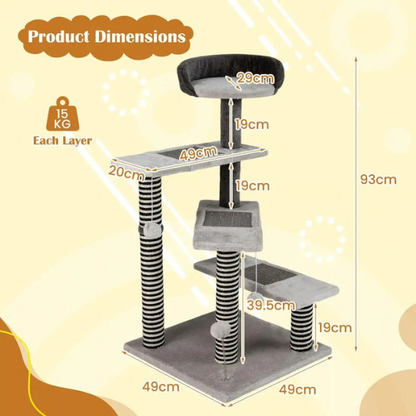 AUVANOM® Summit-Step Cat Tower