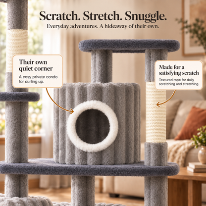 AUVANOM® Summit Cat Tree – 162 cm