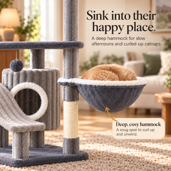 AUVANOM® Summit Cat Tree – 162 cm