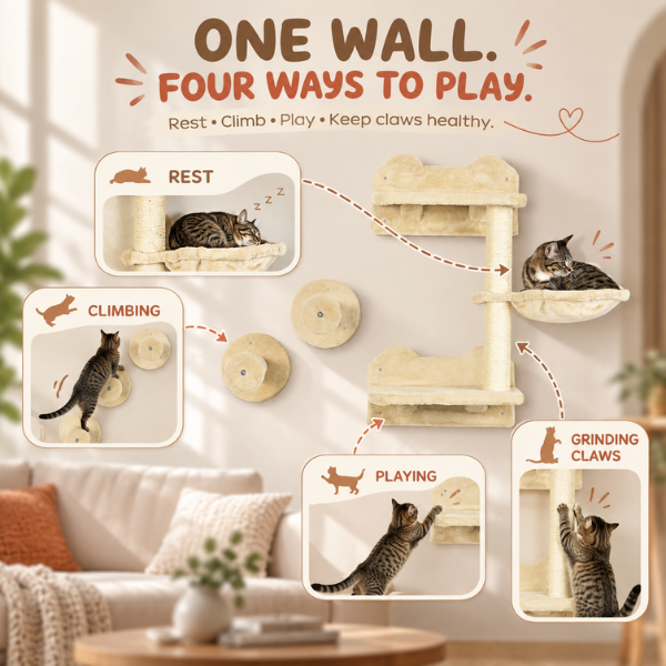 AUVANOM® VistaStep Wall Shelves