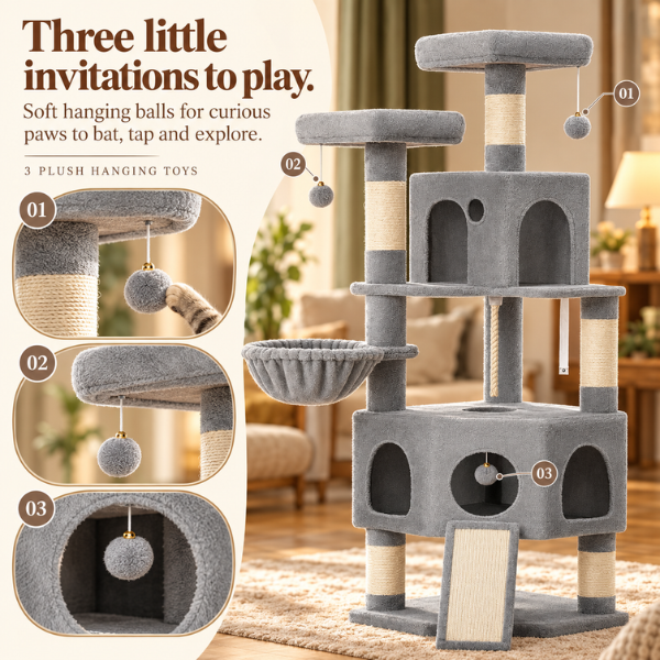 AUVANOM® Windsor Cat Tree – 174 cm