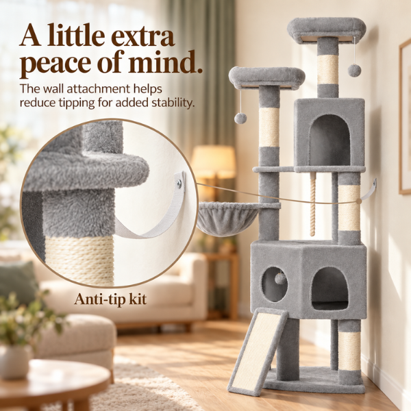 AUVANOM® Windsor Cat Tree – 174 cm