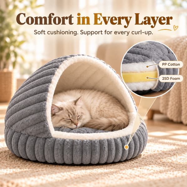 AUVANOM® Cosy Cove Cat Bed