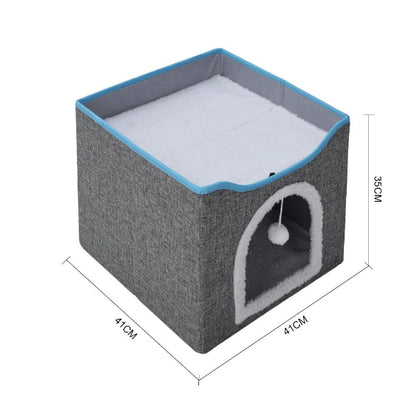 AUVANOM® Cosy Cube Cat Bed