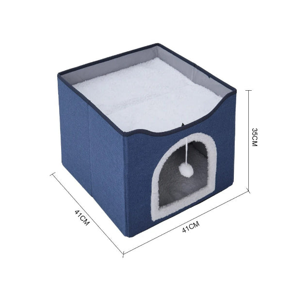 AUVANOM® Cosy Cube Cat Bed
