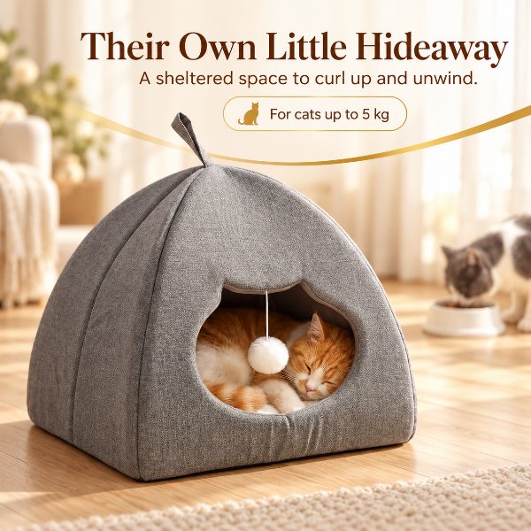 AUVANOM® Cosy Nook Cat Bed