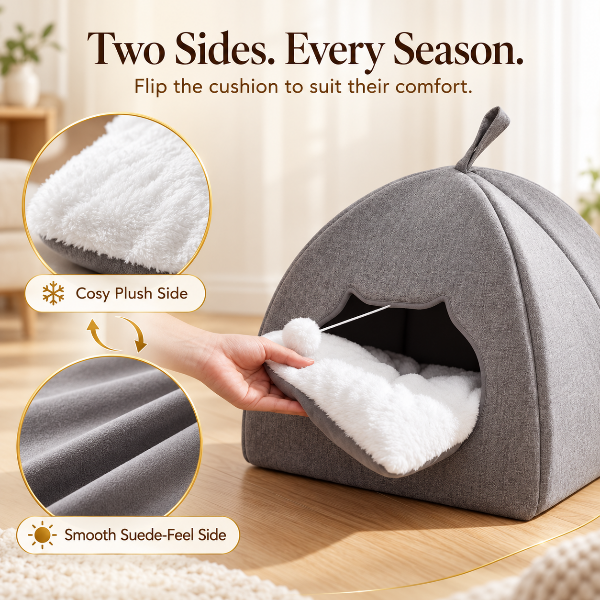 AUVANOM® Cosy Nook Cat Bed